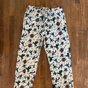 Hanna Andersson Adult Marvel Christmas Pajama Pants, sz. M